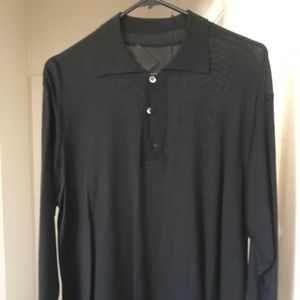 Long sleeve silk shirt made in Italy-  Boccas